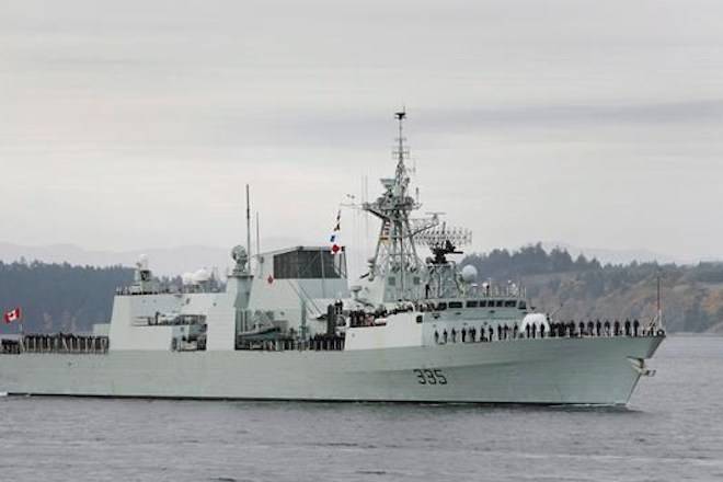 Canadian warship witnesses possible violations of North Korea sanctions