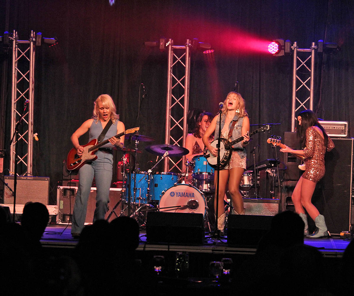 Nice Horse performing at last year’s Alberta Country Music Awards. The group will be back again this year. file photo