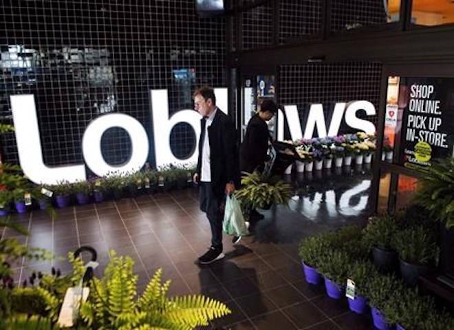 A man leaves a Loblaws store in Toronto on Thursday, May 3, 2018.THE CANADIAN PRESS/Nathan Denette