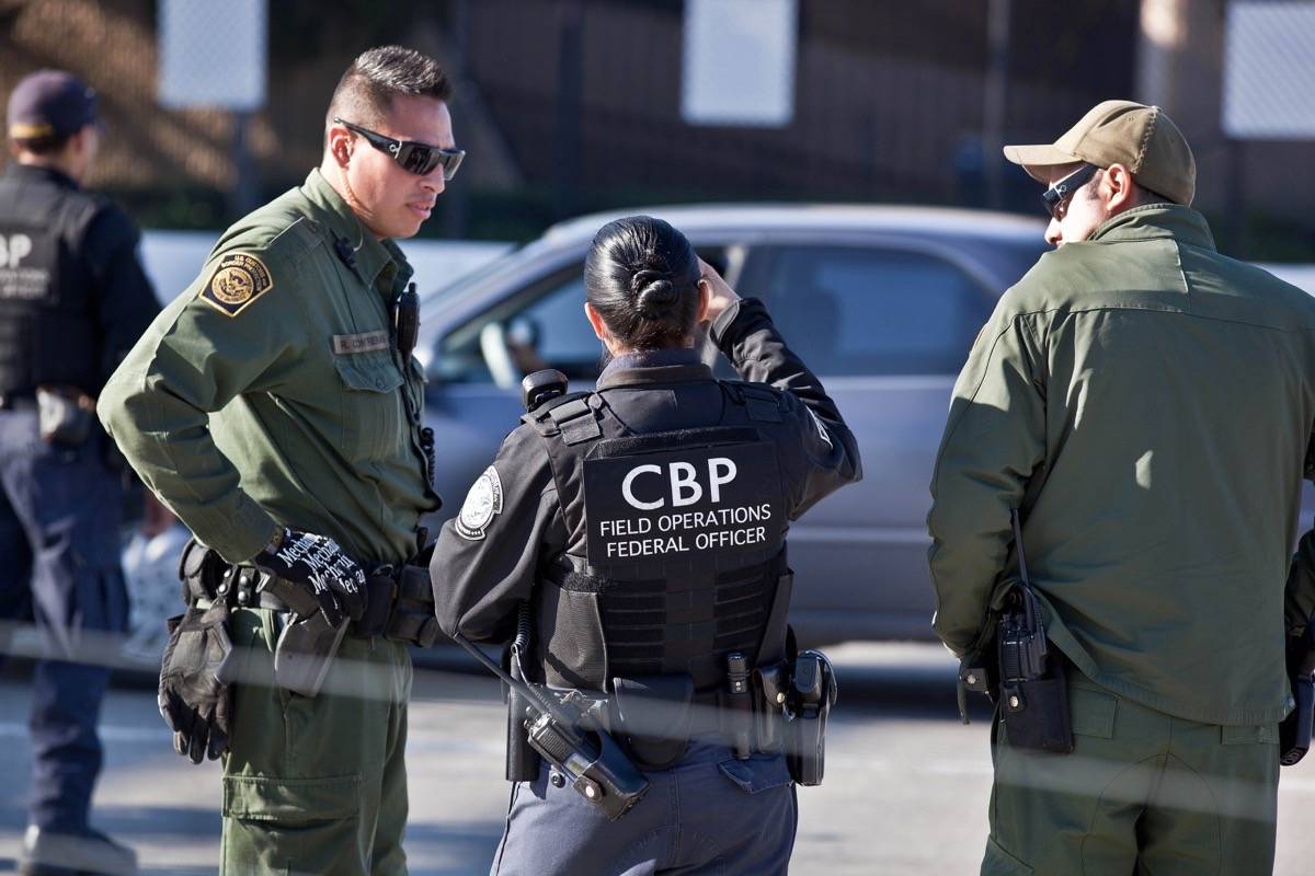 U.S. Customs and Border Protection officers. (Josh Denmark/Flickr)