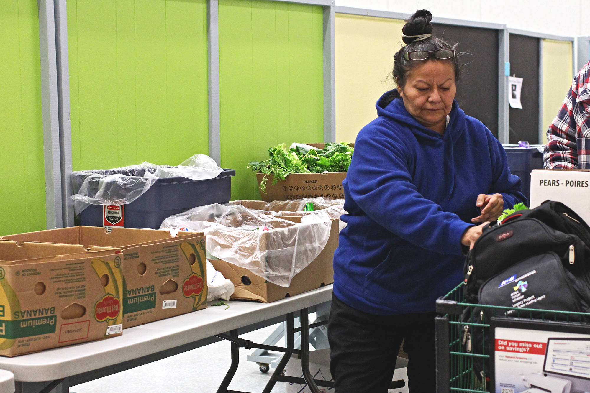 Ramona Paul, a resident who relies on the Salvation Army Food Bank, said she doesn’t know what she would do without this organization and the generosity the community has shown. (Jordyn Thomson/Western News)