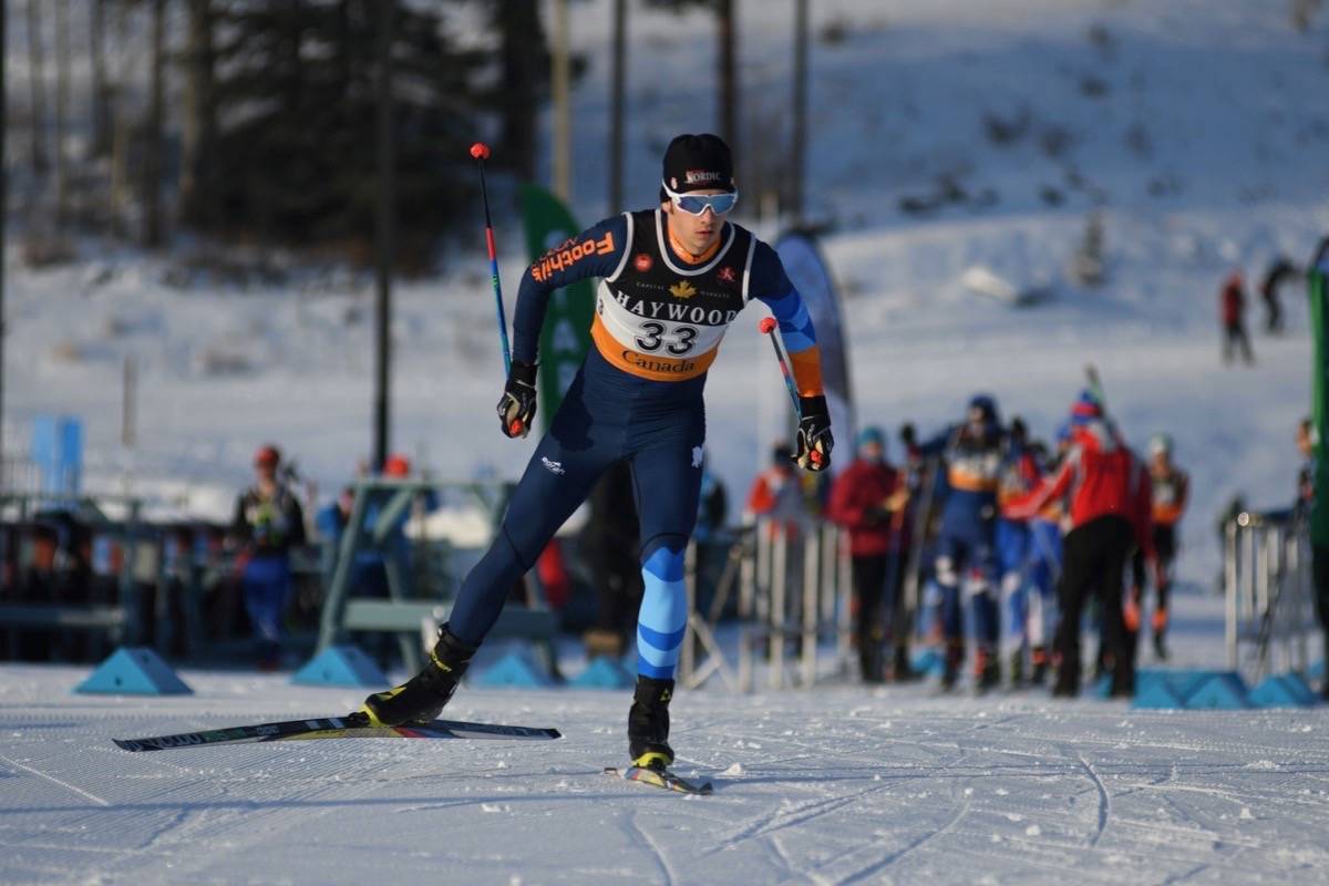 Red Deer cross-country skiing athlete Owen Pimm is going to the 2019 Canada Winter Games in Red Deer as an alternate. Photo credit: Doug Stephen