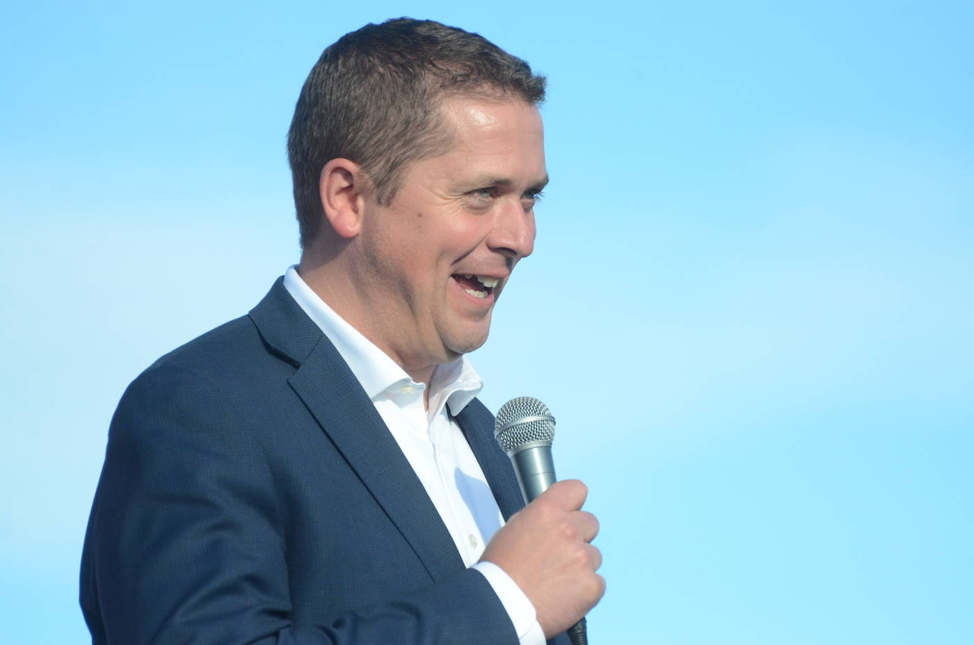 Andrew Scheer started 2019 with a warning to Canadians ahead of this year’s federal election. (Matthew Claxton/Langley Advance)
