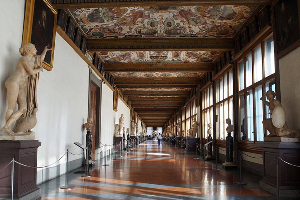 The Uffizi Gallery in Florence. (Wikimedia Commons)