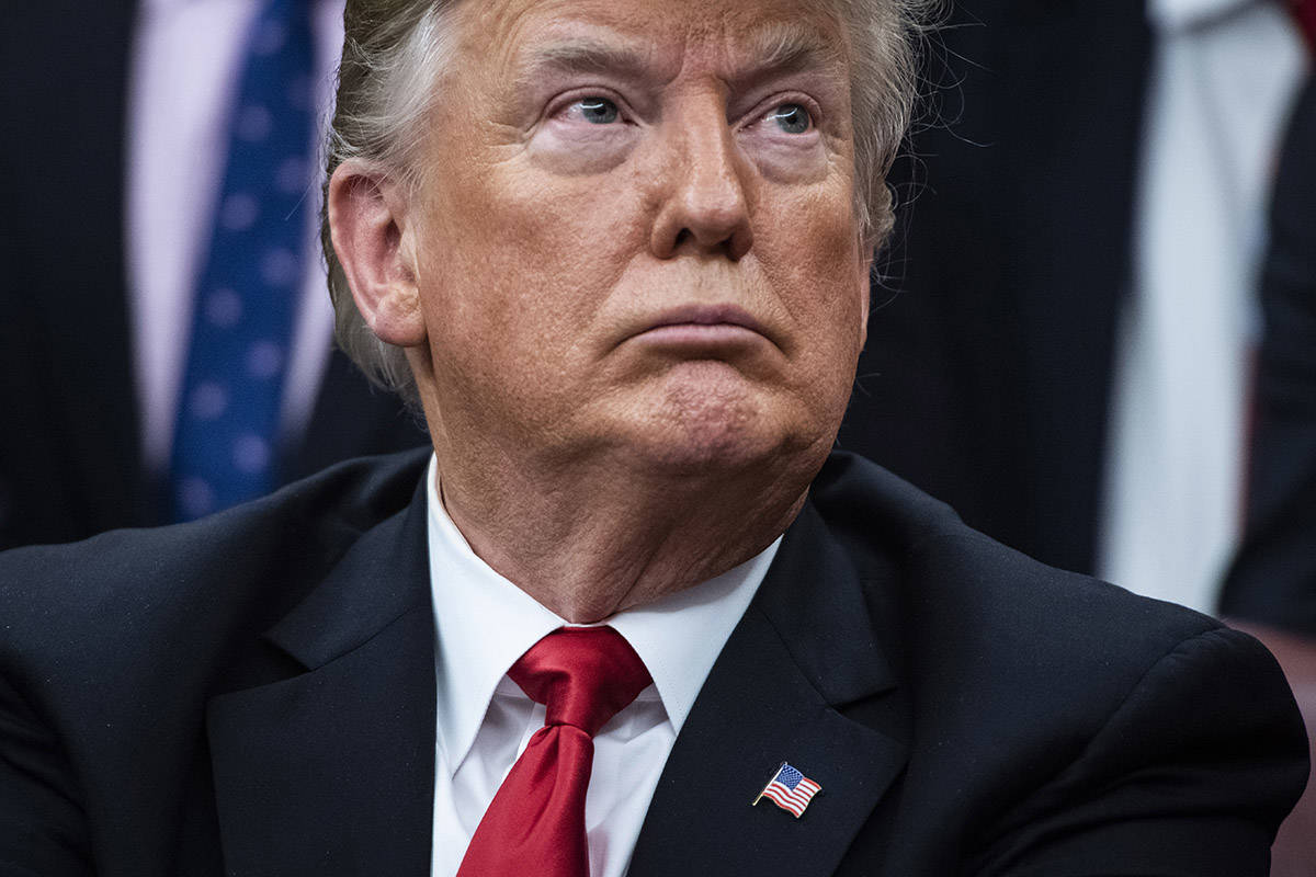 President Donald Trump, above in the Oval Office in file photo. (Washington Post photo by Jabin Botsford)