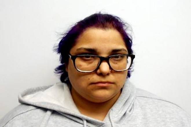 In this undated photo provided by the Greene County Sheriff’s Office in Catskill, N.Y., Michaelann Goodrich is shown. Goodrich, 32, of Cairo, NY, is facing charges of offering a false instrument for filing, falsifying business records and criminal trespassing after police said she posed as a homeless teen and tried to enroll in high school classes. (Greene County Sheriff’s Office via AP)
