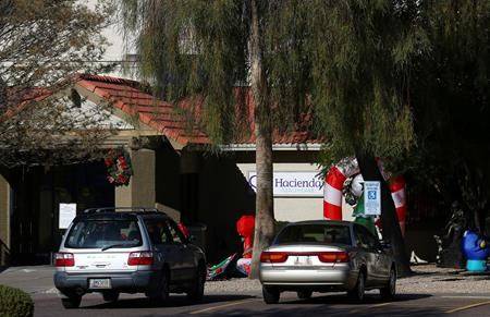 This Friday, Jan. 4, 2019, photo shows Hacienda HealthCare in Phoenix. (AP Photo/Ross D. Franklin)