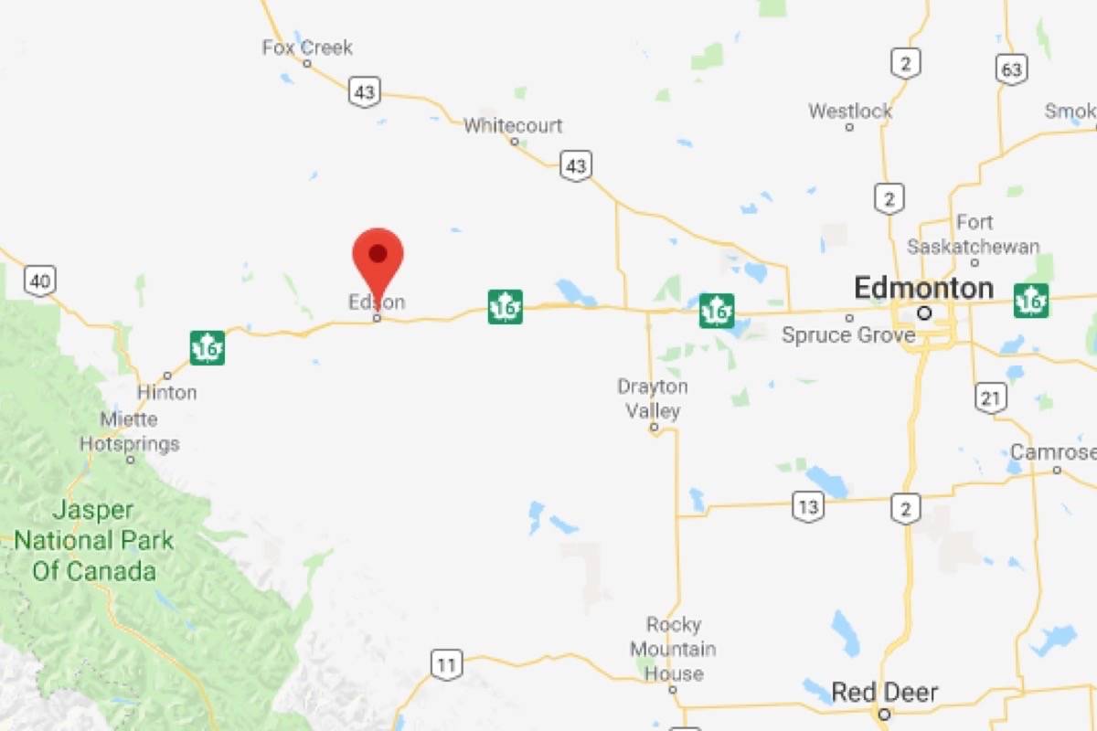 Edson, Alberta. (Google Maps)
