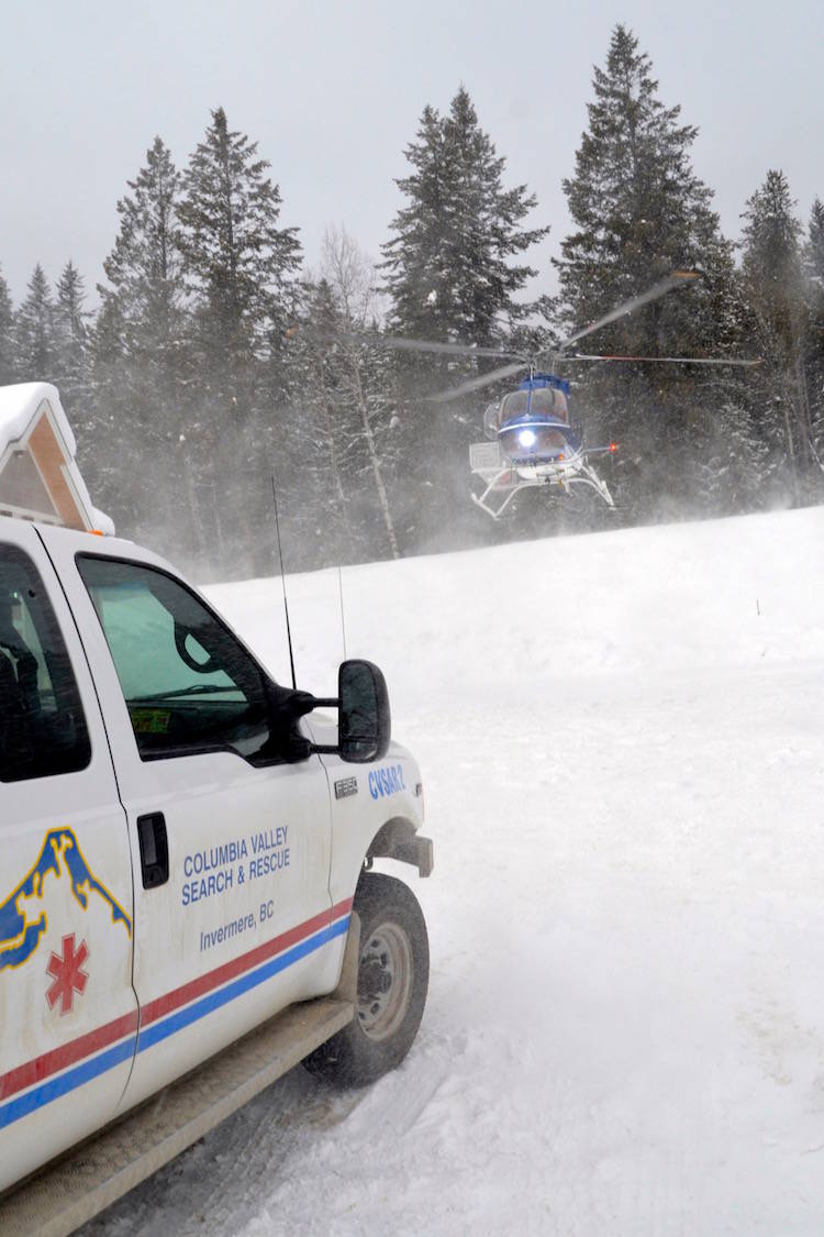 Search crews are still looking for one missing person after an avalanche on Mount Brewer. (RCMP)