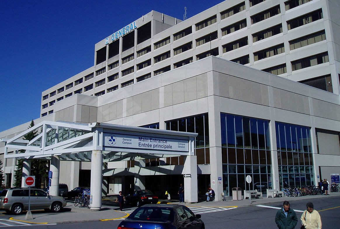 Ottawa General Hospital (Wikimedia Commons)