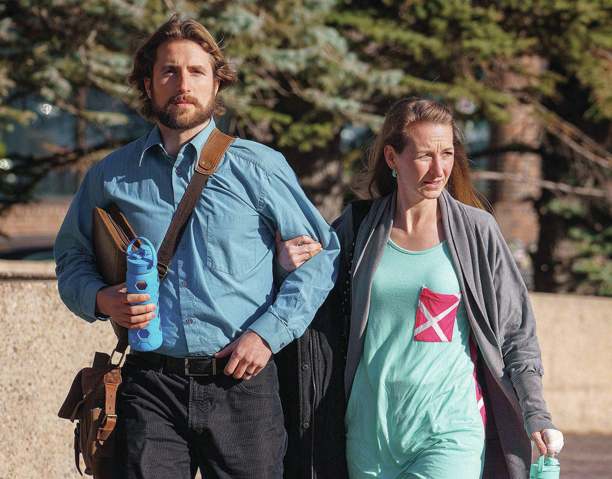 David Stephan and his wife Collet Stephan arrive at court on Thursday, March 10, 2016 in Lethbridge, Alta. The Stephans will be appealing their conviction for failing to provide the necessaries of life to the Supreme Court of Canada. THE CANADIAN PRESS / David Rossiter