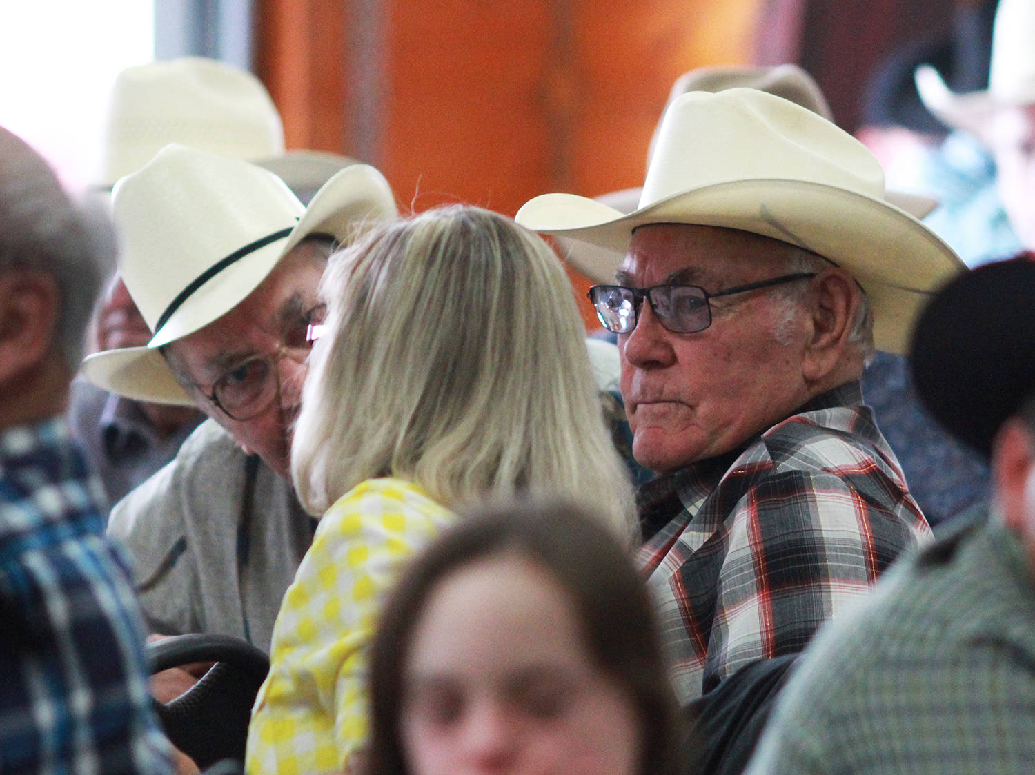 Alberta’s rodeo world was sent into sadness after the passing of Ponoka cowboy Bud Butterfield. This file photo of Bud was taken during the Ponoka Stampede Tarp Auction in 2017 when the association featured Bud on its collectible poster.                                File photo