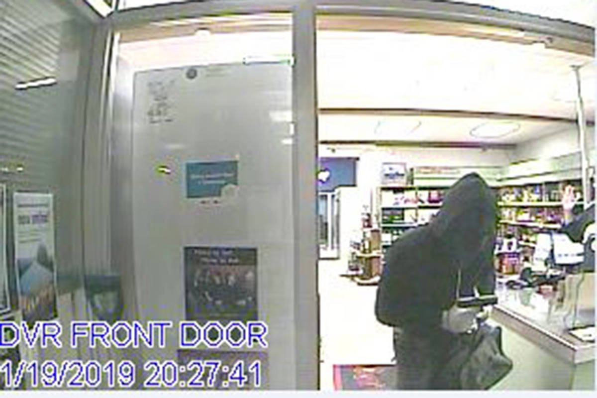 Rimbey RCMP are investigating an armed robbery that occurred Jan. 19 at the Rimbey Liquor Store at about 8:30 p.m.                                RCMP photo