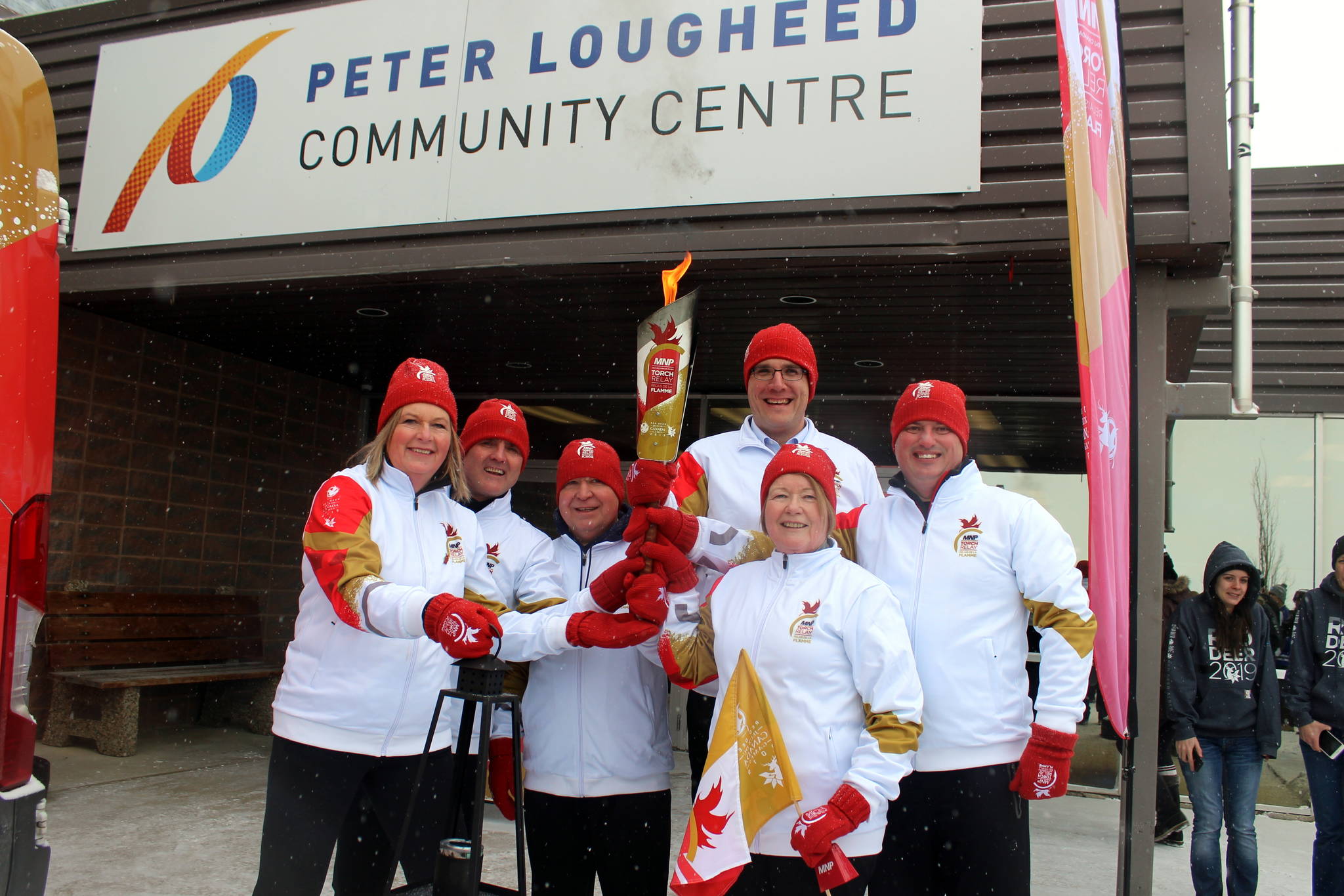 Great day for torch run despite blustery weather