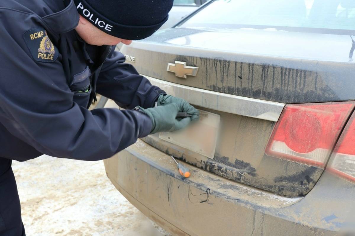 Maskwacis RCMP use special tech to reduce license plate theft