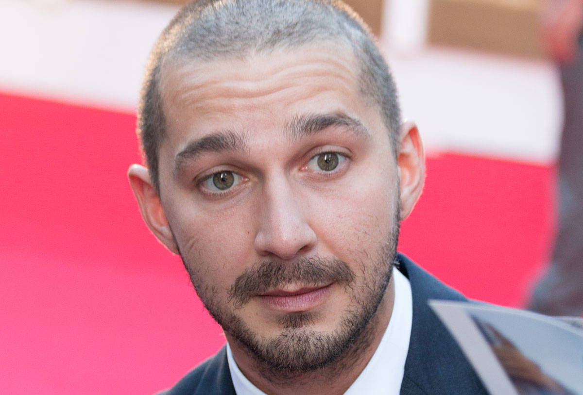 Shia LaBoeuf at the TIFF premiere of Man Down