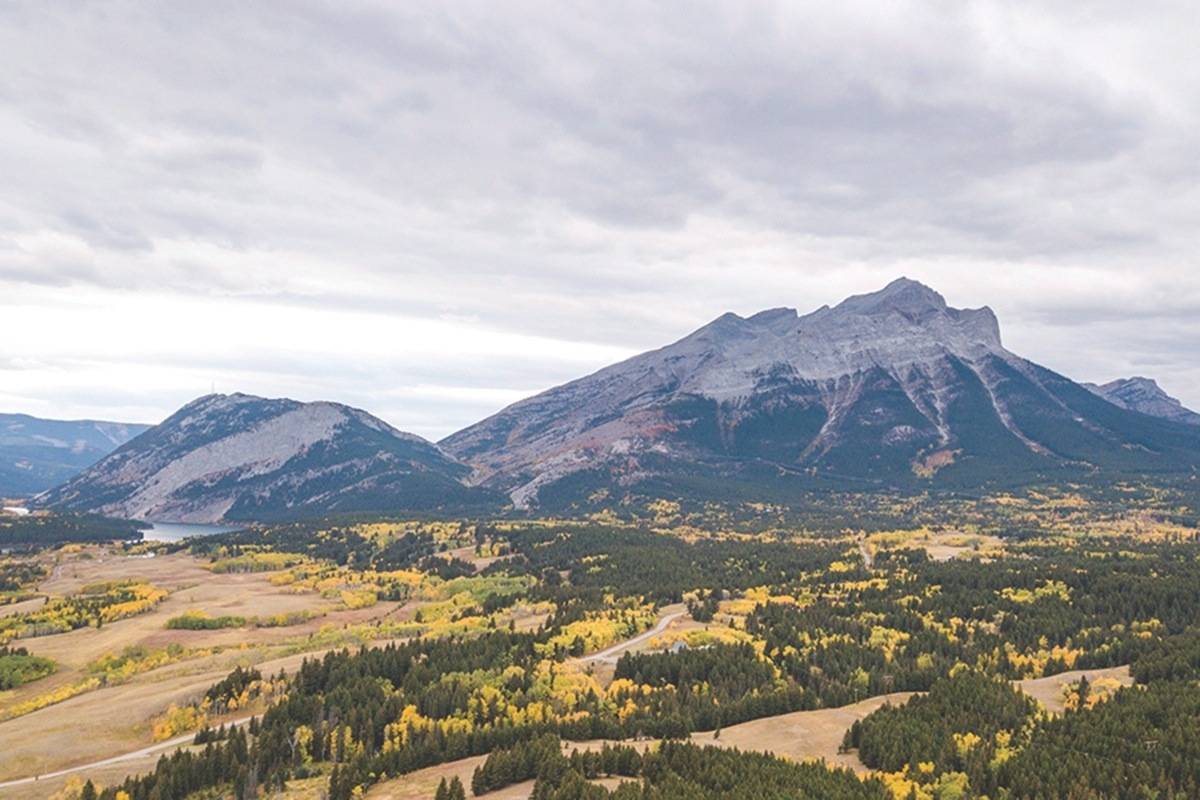 The western portion of a wildlife corridor near Crowsnest Pass at the B.C/-Alberta border is seen on Wednesday, Sept. 26, 2018 in this handout photo. (Brent Calver, Nature Conservancy of Canada)