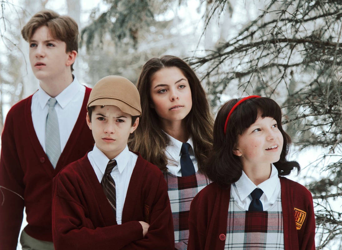 Cornerstone Theatre is gearing up for its presentation of Narnia the Musical. From left to right, True Baker as Peter, Cole Goyan as Edmund, Jasmine Filiatrault as Susan and Katie Calder as Lucy.                                photo submitted