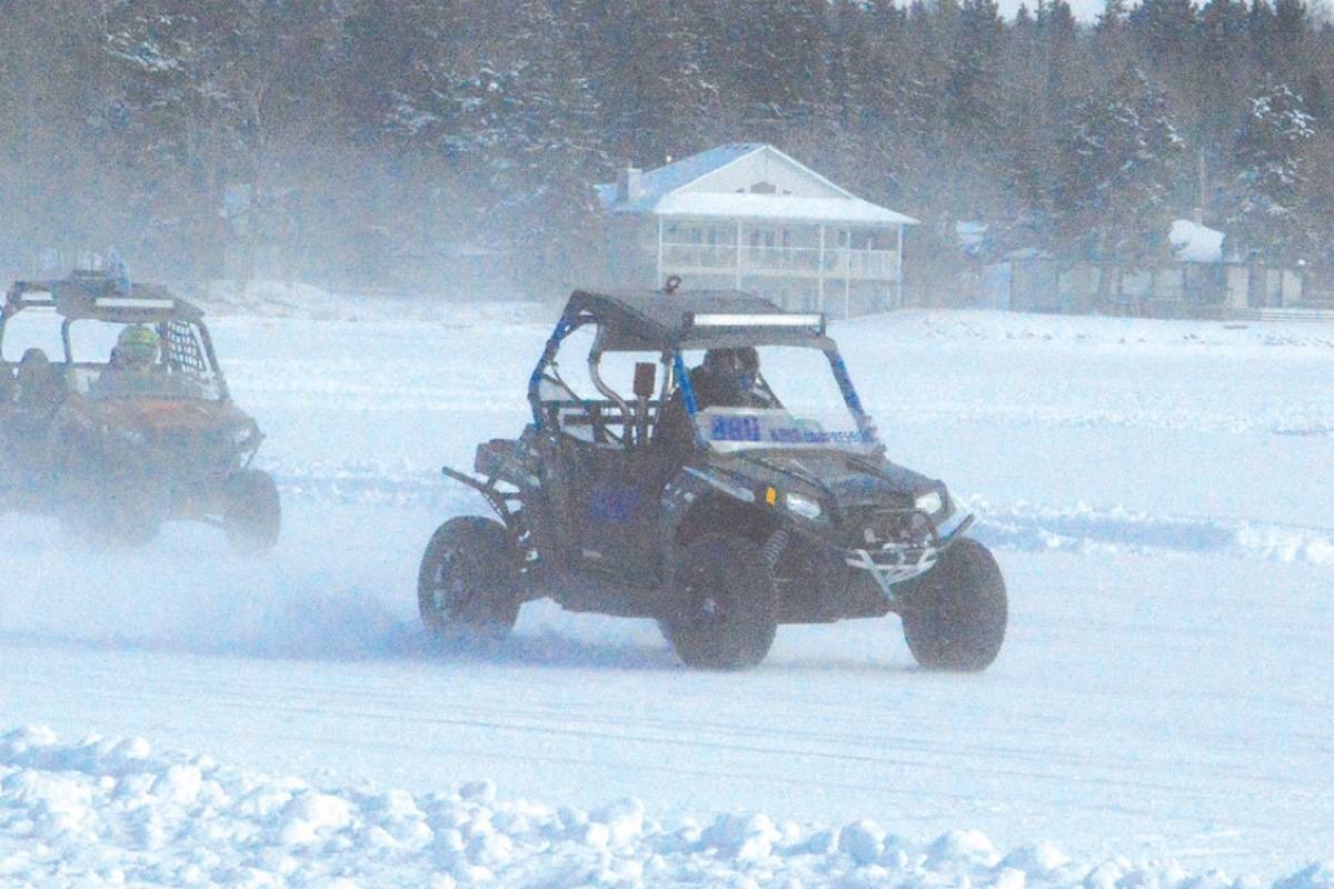 Pigeon Lake ice racing