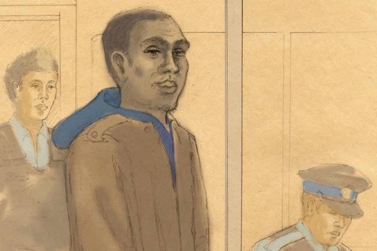 Christopher Husbands appears in court in Toronto on Monday, June 4, 2012 in this artist’s sketch. (THE CANADIAN PRESS/Tammy Hoy)