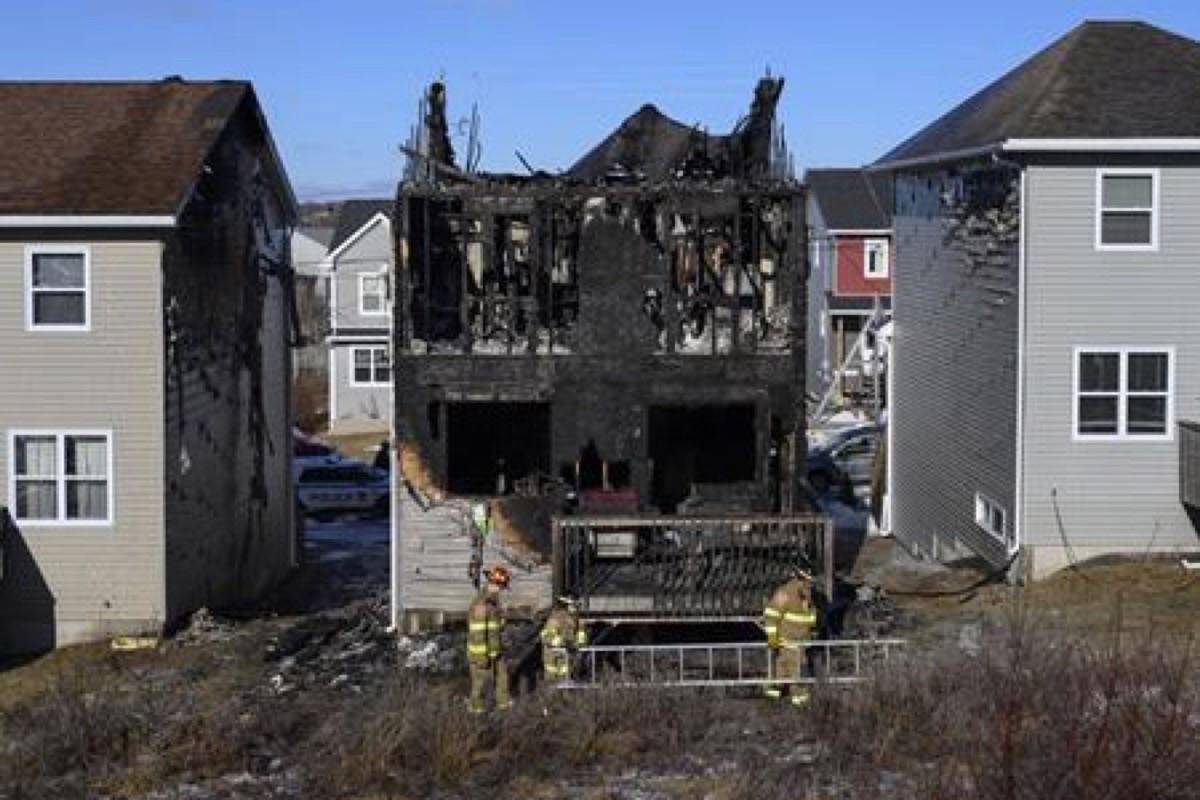 Tears, flowers at impromptu memorial for Syrian children killed in Halifax fire