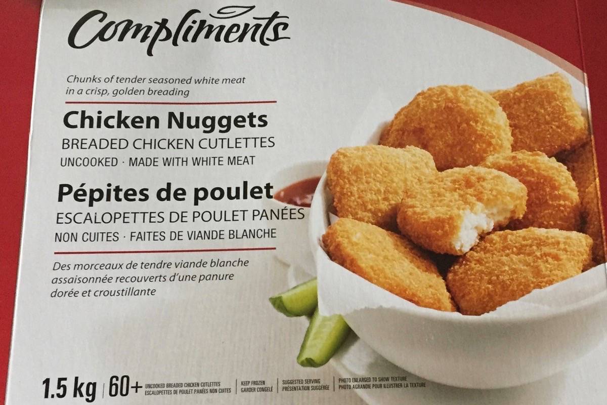 Compliments Chicken Nuggets are being recalled due to a salmonella risk. (CFIA)