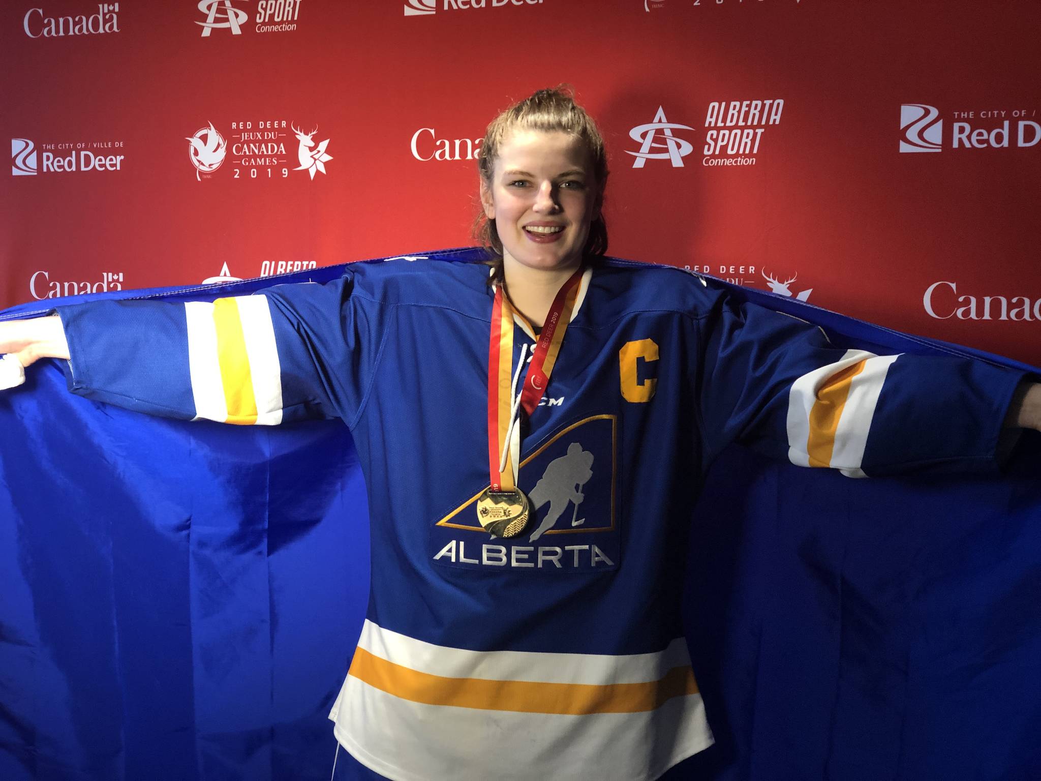 Captain Danielle Serdachny called the win an incredible moment. Robin Grant/Red Deer Express
