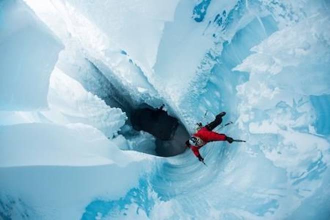 Alberta ice climber helping climate science research