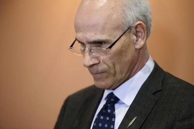 Clerk of the Privy Council Michael Wernick attend a swearing in ceremony at Rideau Hall in Ottawa on Friday, March 1, 2019. THE CANADIAN PRESS/Sean Kilpatrick