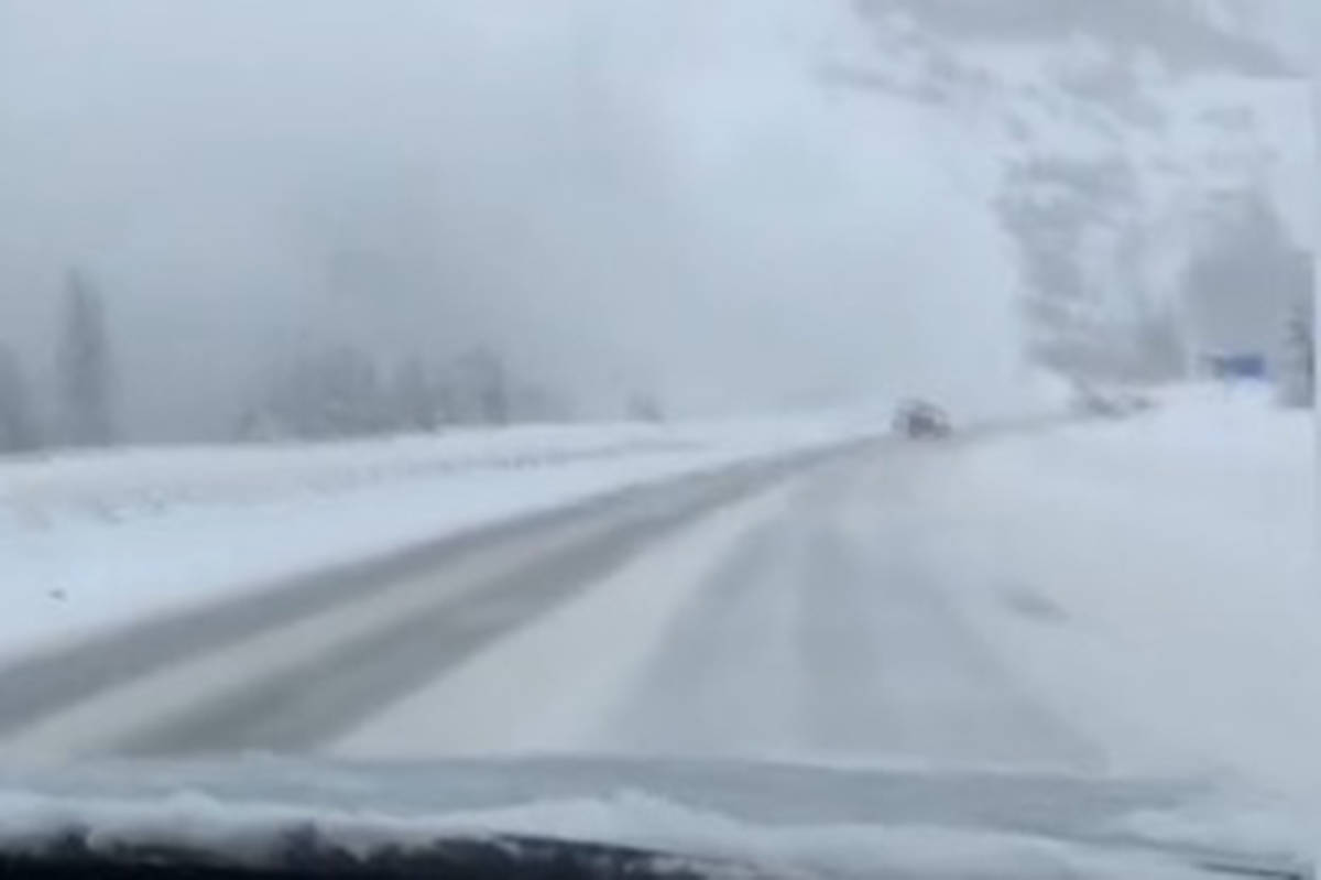 VIDEO: Driver captures moment avalanche engulfs Colorado highway