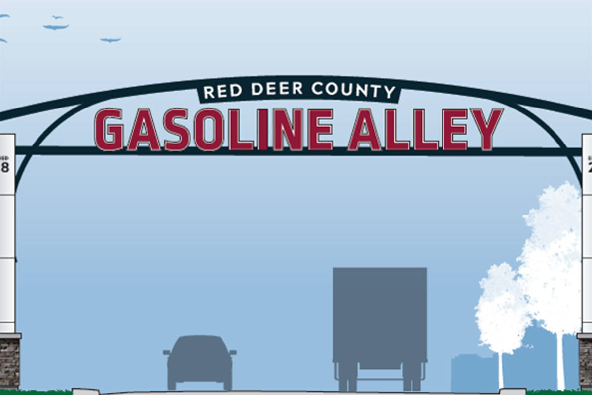 Blackfalds RCMP advising of hazardous driving conditions at QEII Gasoline Alley