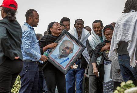 Anguished families of Ethiopian plane crash victims find nothing to bury