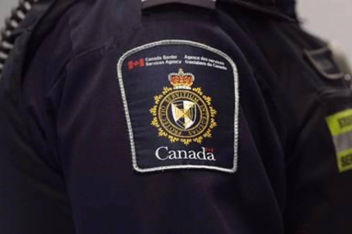 A Canada Border Services Agency patch. (THE CANADIAN PRESS/Darren Calabrese)