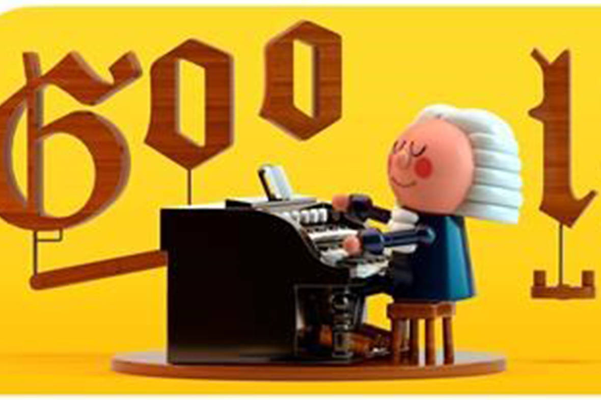 First artificial intelligence Google Doodle features Bach