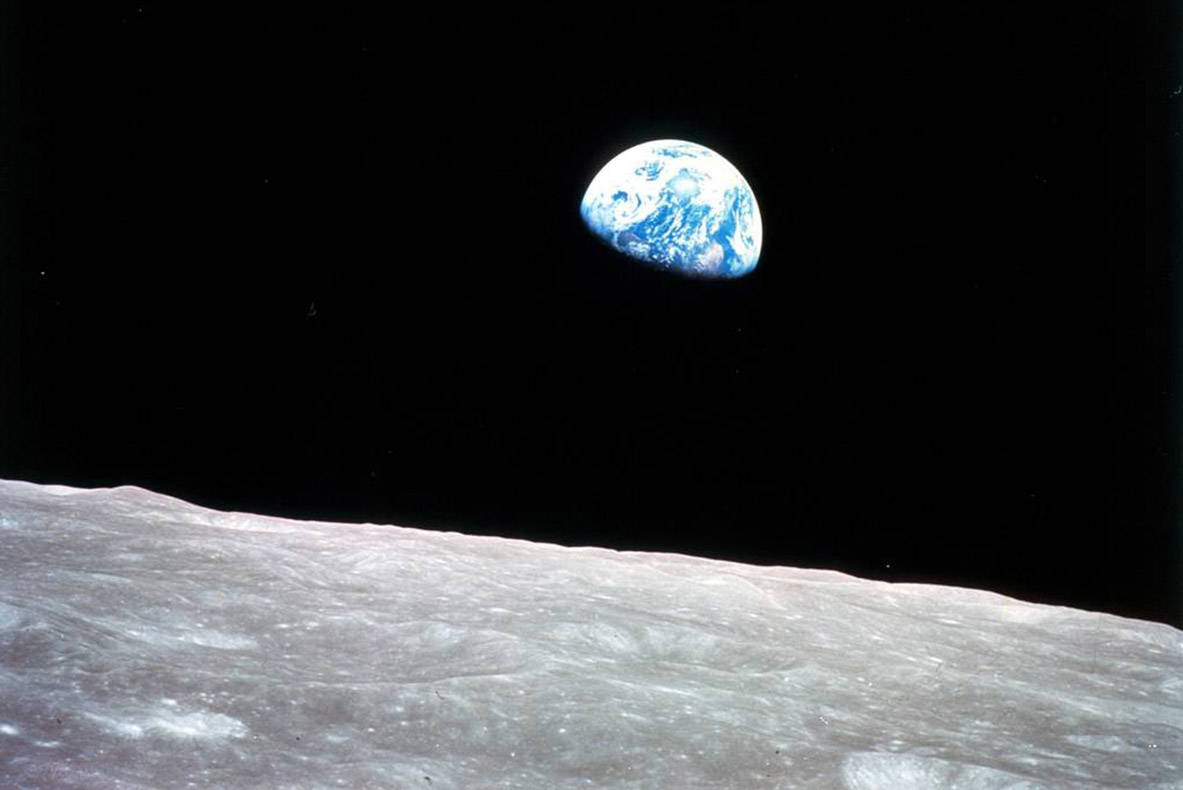 Fifty years ago this week. the Apollo 8 spacecraft became the first crewed mission to orbit the Moon. (NASA photo)