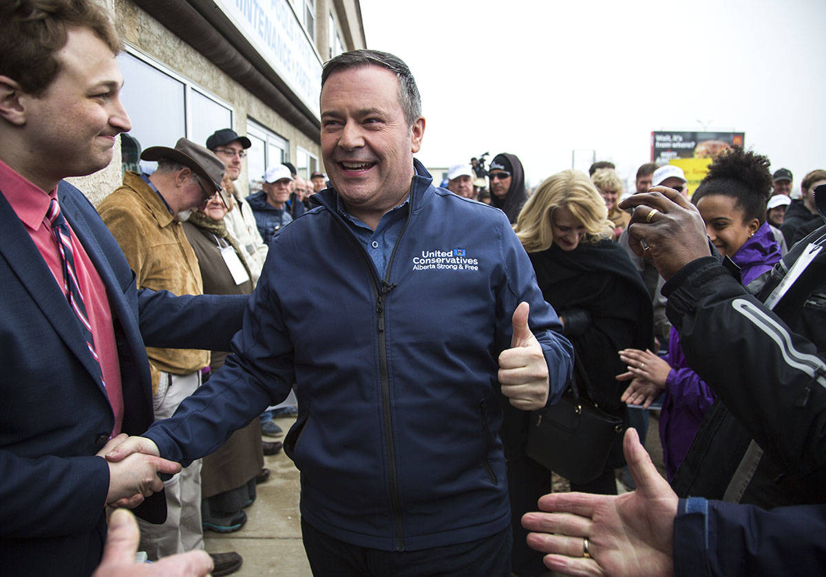 UCP Leader Jason Kenney made a stop in Red Deer Saturday afternoon. He announced new policies and then met with supporters later in the afternoon. Robin Grant/Red Deer Express