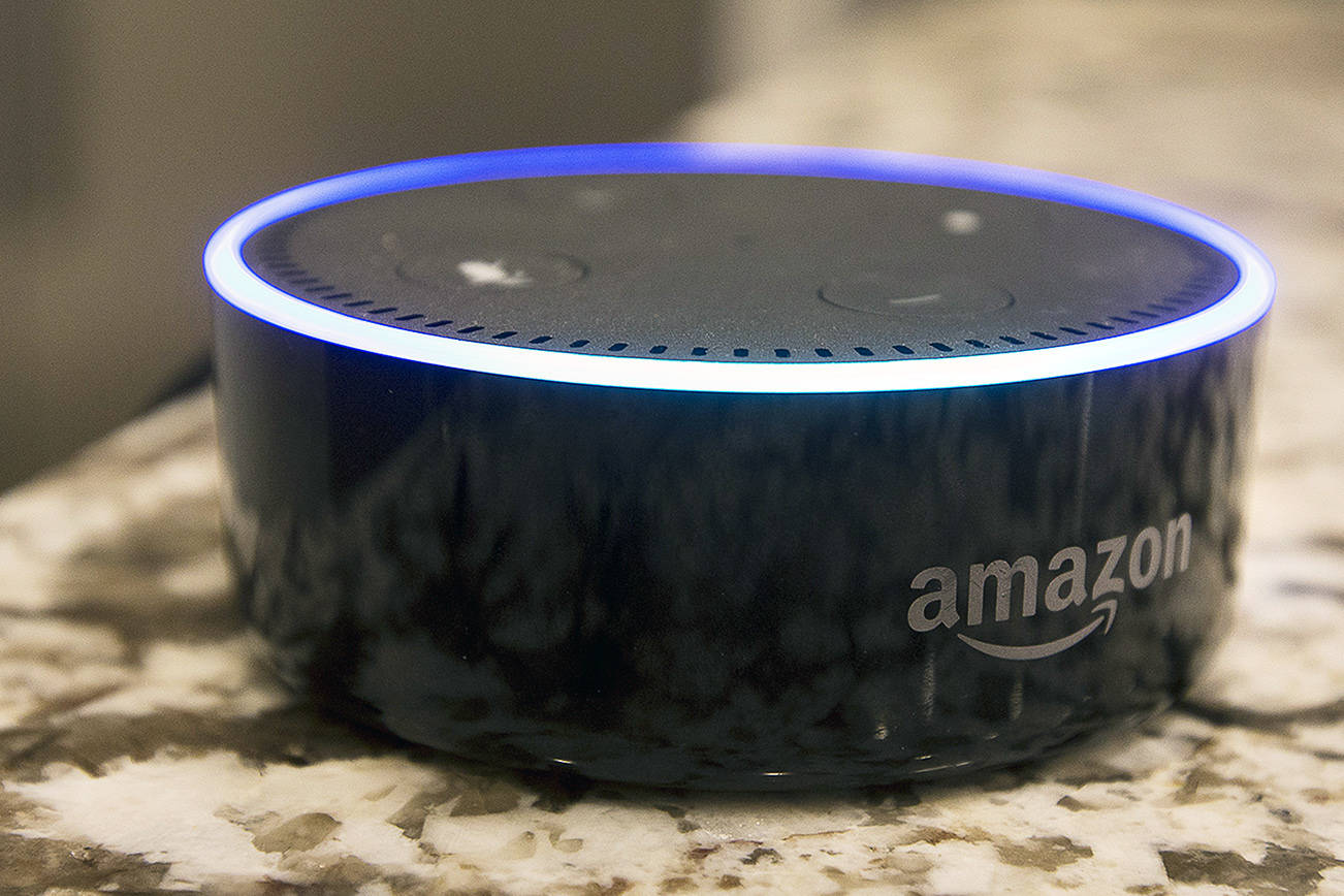 An Amazon Echo device. (Ian Terry/Black Press Media)
