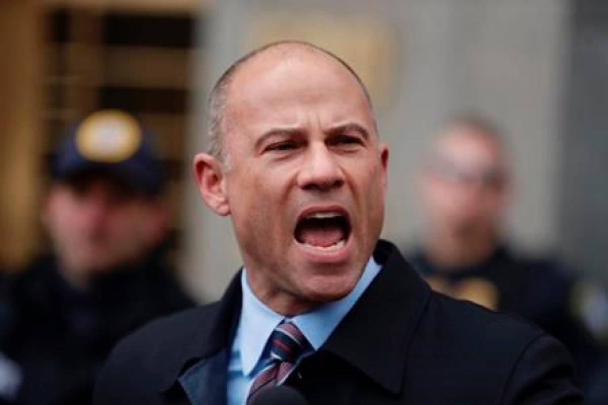 FILE - In this Dec. 12, 2018 file photo, Michael Avenatti, lawyer for porn star Stormy Daniels, speaks outside court in New York. U.S. prosecutors announced Monday, March 25, 2019 they have charged Avenatti with extortion and bank and wire fraud. A spokesman for the U.S. attorney in Los Angeles said Avenatti was arrested Monday in New York. (AP Photo/Julio Cortez, File)