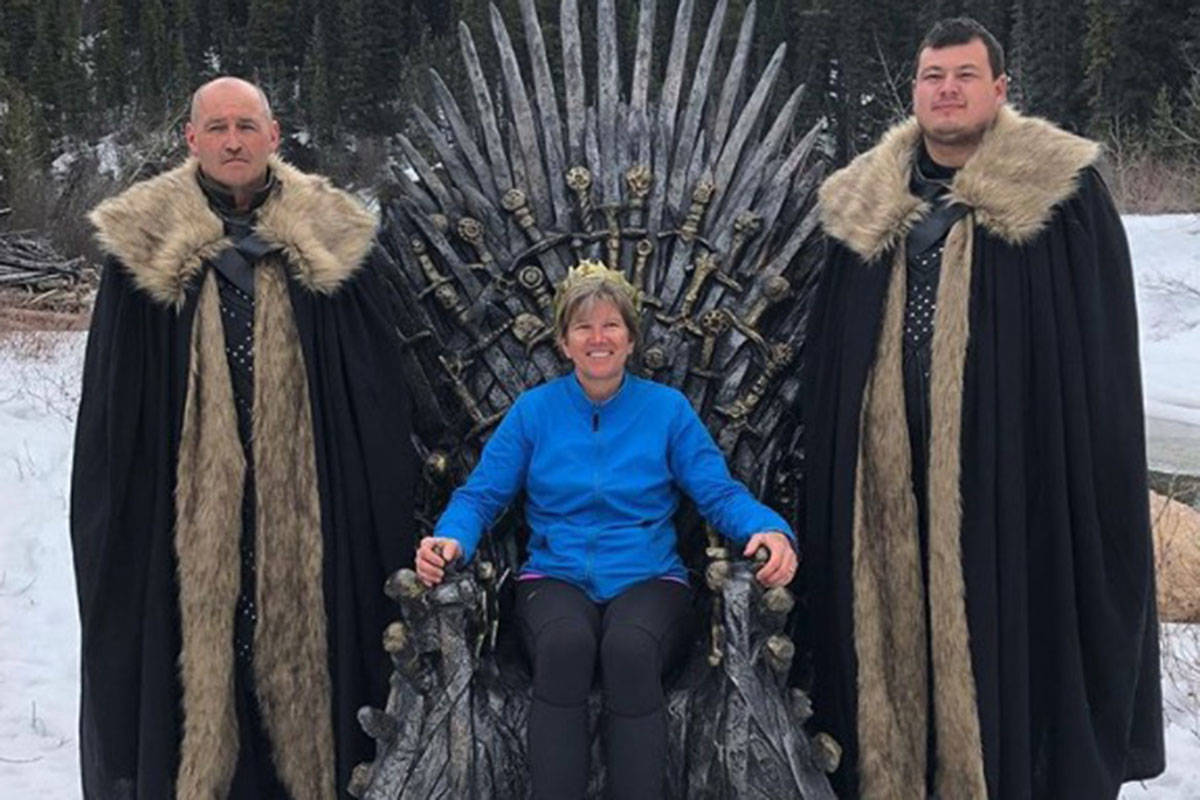 ‘A true queen goes anywhere #ForTheThrone, even beyond the Wall. Birgit has staked her claim​.’ (HBO photo)