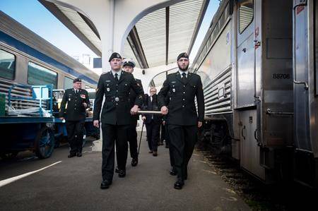 PHOTOS: Combat boots begin cross-country journey for 75th anniversary of D-Day